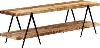 vidaXL Vidaxl - Mobile Porta Tv 160x40x50 Cm In Legno Massello Di Mango