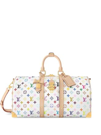 Louis Vuitton x TM Speedy bag - women - Calf Leather/Canvas - One Size - White