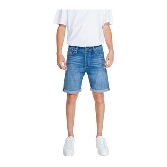 Jack & Jones Hombre, Pantalones cortos, Azul, Talla: M