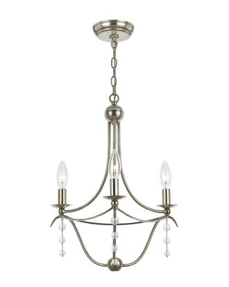 Crystorama 3-Light Metro Chandelier