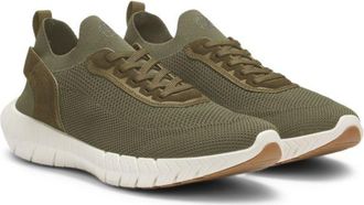 BOSS MOTION sneakers with knitted uppers and leather trims