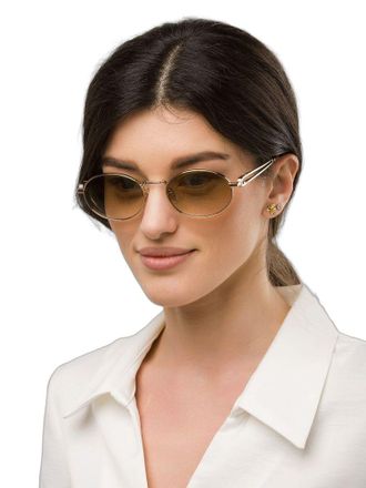 Furla SFUB30 Polished Rose Gold Metal Sunglasses - Rose gold