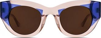 Thierry Lasry Captivity 1704 Womens Sunglasses Pink Size 48