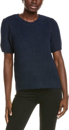 Vince Camuto Wool-Bend Crewneck Sweater