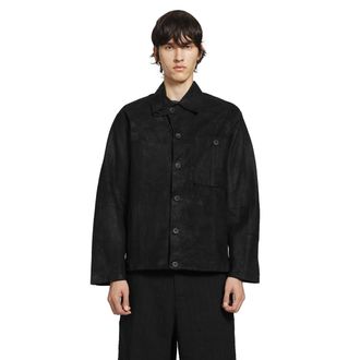 Transit Par-Such Marbled Lambskin Jacket