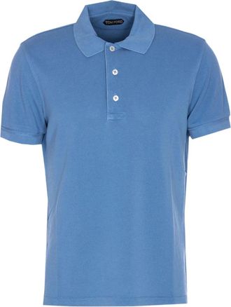 Tom Ford Polo a maniche corte - Blu