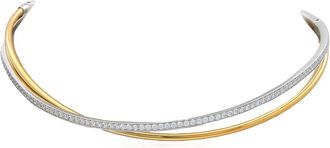 Swarovski Hyperbola Choker Mixed Plating White