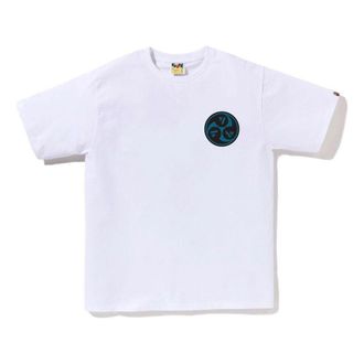 A Bathing Ape Japan Culture Mitsudomoe T-Shirt White 1J30-110-065-WHT