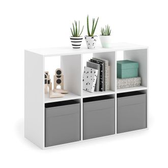 OEM Estanter&iacute;a Loni Blanca 2x3