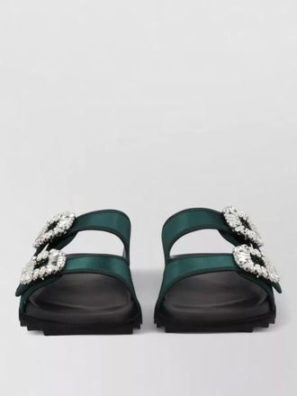 Roger Vivier embellished slides