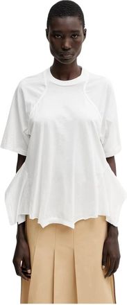 Undercover Pullover T-shirt - Dames - T-shirts - Wit - S - Katoen - Tops