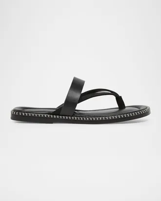 Dries Van Noten Men & apos;s Thong Leather Sandals