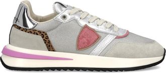 Philippe Model Tropez 2.1 Running - Dames - Sneakers - Grijs - 37 EU - Leer - Schoenen