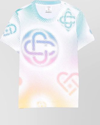 Casablanca printed fitted t-shirt