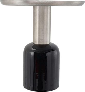 Alpha Collection Beistelltisch Krome - Schwarz/Silber