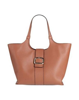 Roger Vivier Belle Vivier Bowling Bag In Cognac Coloured