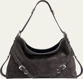 Givenchy Medium Voyou Suede Shoulder Bag