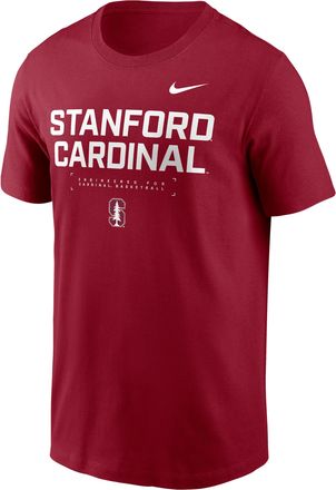 Nike Stanford Courtside Basketball Nike Mens Dri-FIT College T-Shirt in Red | 02ET69WSDN-4V1