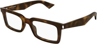 Saint Laurent Optisch Montuur - unisex - Accessoires - Bruin - Maat: 52 MM