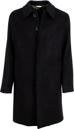 Manuel Ritz Single-Breasted Coat - Heren - Mantel - Zwart - S - Jassen