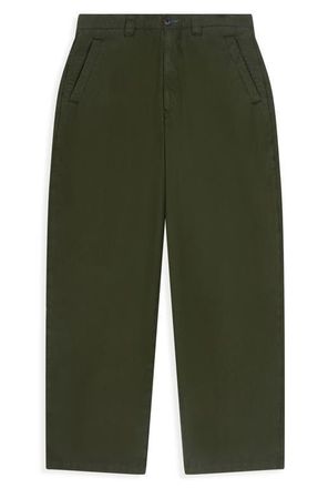 Paul Smith Relaxed Fit Cotton Workwear Chinos in Very Dark Green at Nordstrom, Size 30