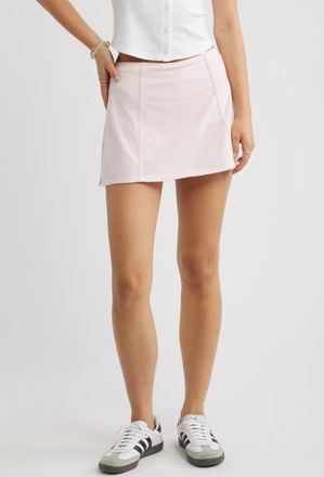 BP. Cotton Jersey Mini Skort in Pink Balm at Nordstrom, Size Xx-Small