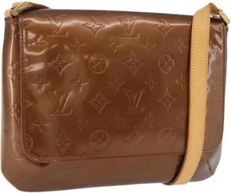 Louis Vuitton Pre-owned Shoulder Bag - Dames - Vintage Schoudertas - Bruin - ONE Size - Leer - Vintage