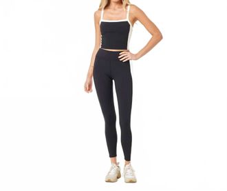 L*Space Sidelines Legging In Black/cream