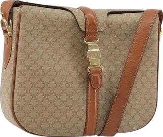Celine Pre-owned Cross Body Bags, female, Beige, Size: ONE SIZE Pre-owned Vintage Shoulder Bag