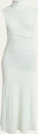 Proenza Schouler Federica Micropleated Knit Dress