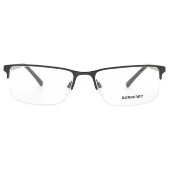 Burberry Demo Rectangular Mens Eyeglasses BE1282 1001 55