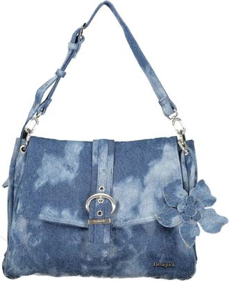 Desigual Posadas Denim Curio Bag - Dames - Schoudertassen - Blauw - ONE Size - Denim - Tassen