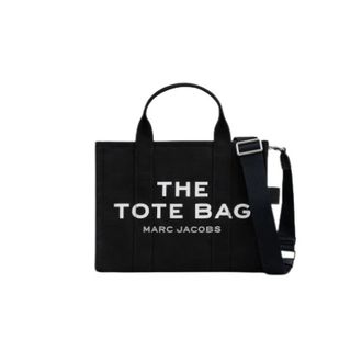 Marc Jacobs The Canvas Medium Tote Bag - Dames - Shoppers - Zwart - ONE Size - Katoen - Tassen