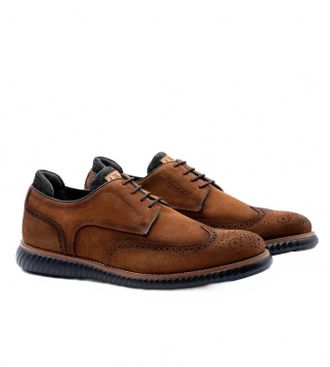Martin Dingman Mens Countryaire Wingtip Shoes In French Toast
