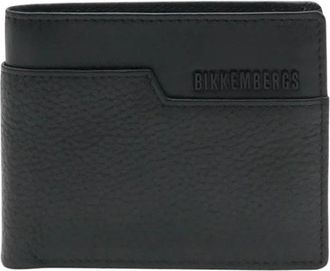 Dirk Bikkembergs Leren portemonnees met meerdere vakken - Dames - Portefeuilles - Zwart - ONE Size - Leer - Accessoires
