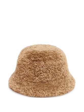 Apparis Amara bouclette bucket hat - unisex - Recycled Polyester - One Size - Neutrals
