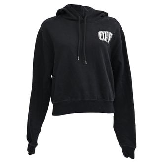 Off-white Will You Marry Me Print Hoodie in Black Cotton