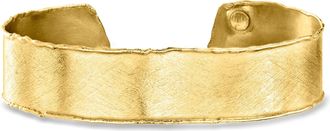 Ross-Simons Italian 18kt Gold Over Sterling Cuff Bracelet