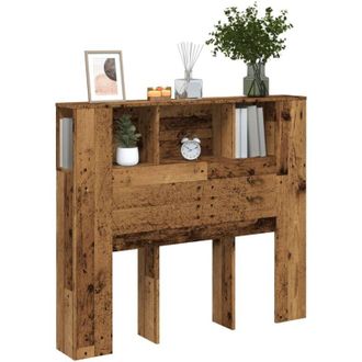 vidaXL Cabecero Armario Madera Ingenier&iacute;a Envejecida 120x19x104,5 Cm Vidaxl