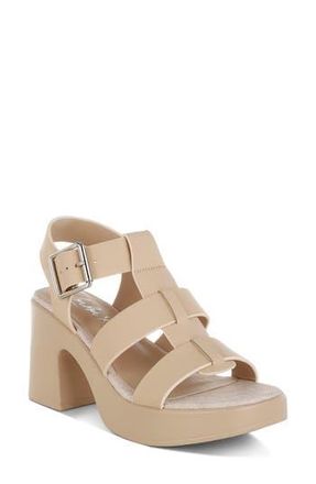 London Rag Avalon Platform Fisherman Sandal in Beige at Nordstrom Rack, Size 9.5