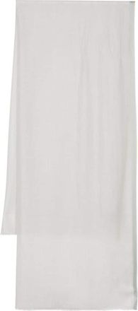 N.Peal fine-knit cashmere scarf - unisex - Cashmere - One Size - Grey