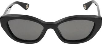Gucci Sunglasses, female, Black, Size: 54 MM Gg1638S Cat Eye Sunglasses