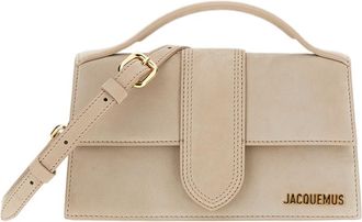 Jacquemus Beige Le Grand Bambino Suede Shoulder Bag