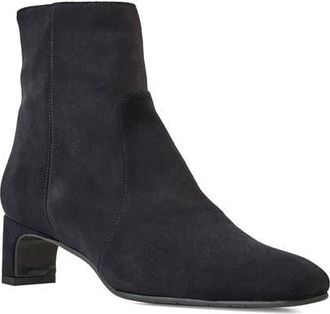 Aquatalia Siela Weatherproof Bootie in Navy Suede at Nordstrom, Size 10.5