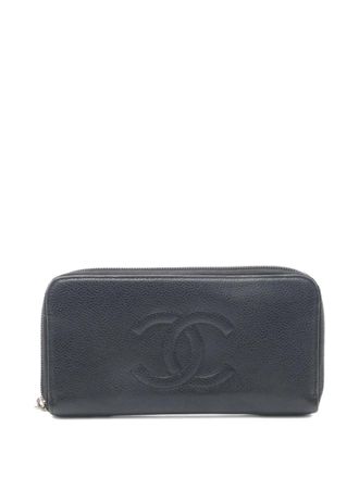 Chanel Portafoglio con zip Coco Mark 2010-2011 - Nero