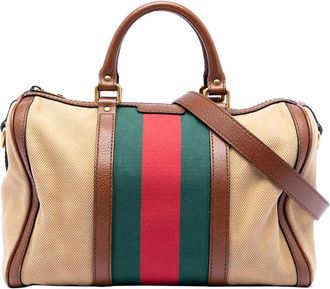 Gucci Pre-owned Gucci Medium Canvas Web Joy Boston Bag Ladies O4YDCTCBE67GK72Z