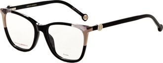 Carolina Herrera Womens 53 mm Black Opticals