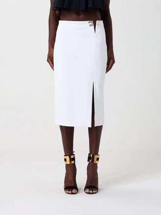 Elisabetta Franchi Gonna a tubino con logo Elisabetta Franchi