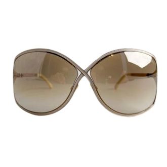 Tom Ford Pre-owned Accessories, female, Brown, Size: ONE SIZE Pre-owned Acetate Sunglasses