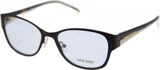 Nine West Womens Nw1061 Rectangle Eyeglasses In Brown